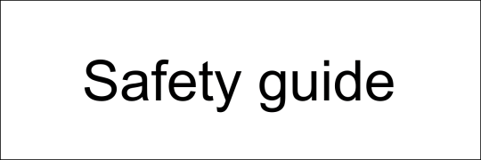 Safety guide
