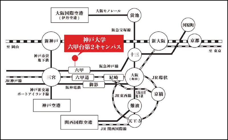 JRご利用の場合の価値創造スマートものづくり研究センターへのアクセスマップ